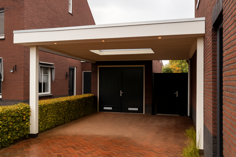 Moderne carport in Ede