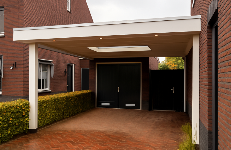 Moderne carport in Ede